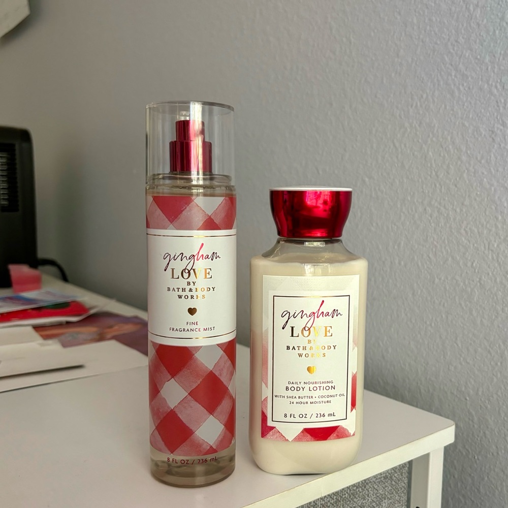 Gingham Love Lotion and Mist Set